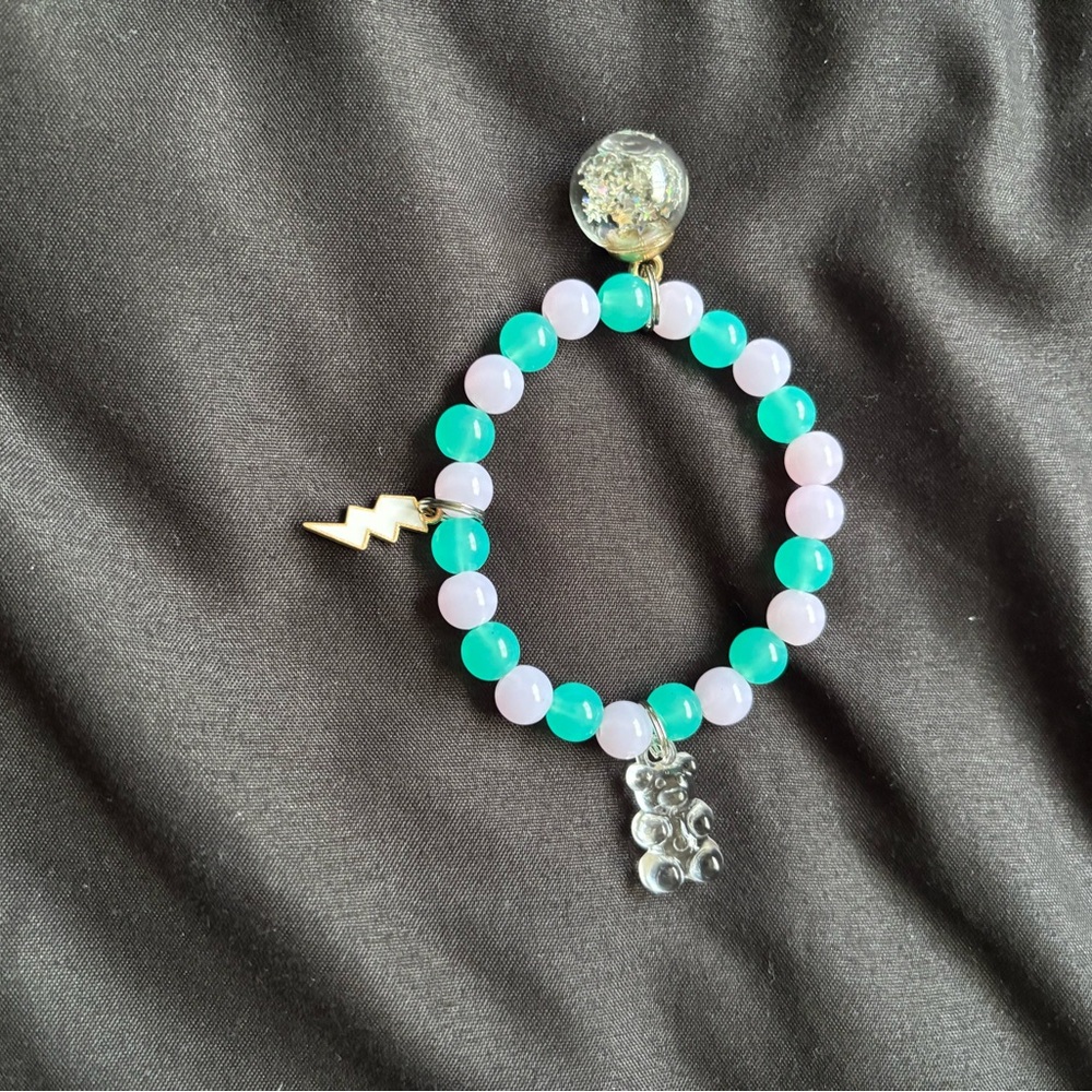 Charming Beaded Bracelet with Charms